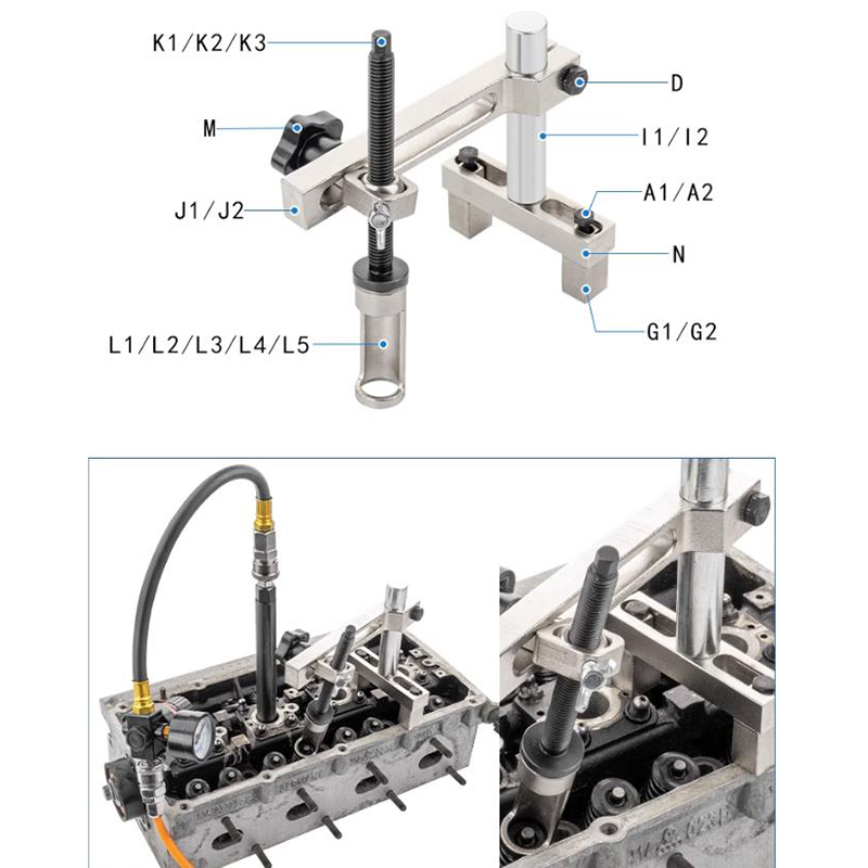 Cylinder Head Service Set Tool - огляд і ціна Spring Compressor Tool