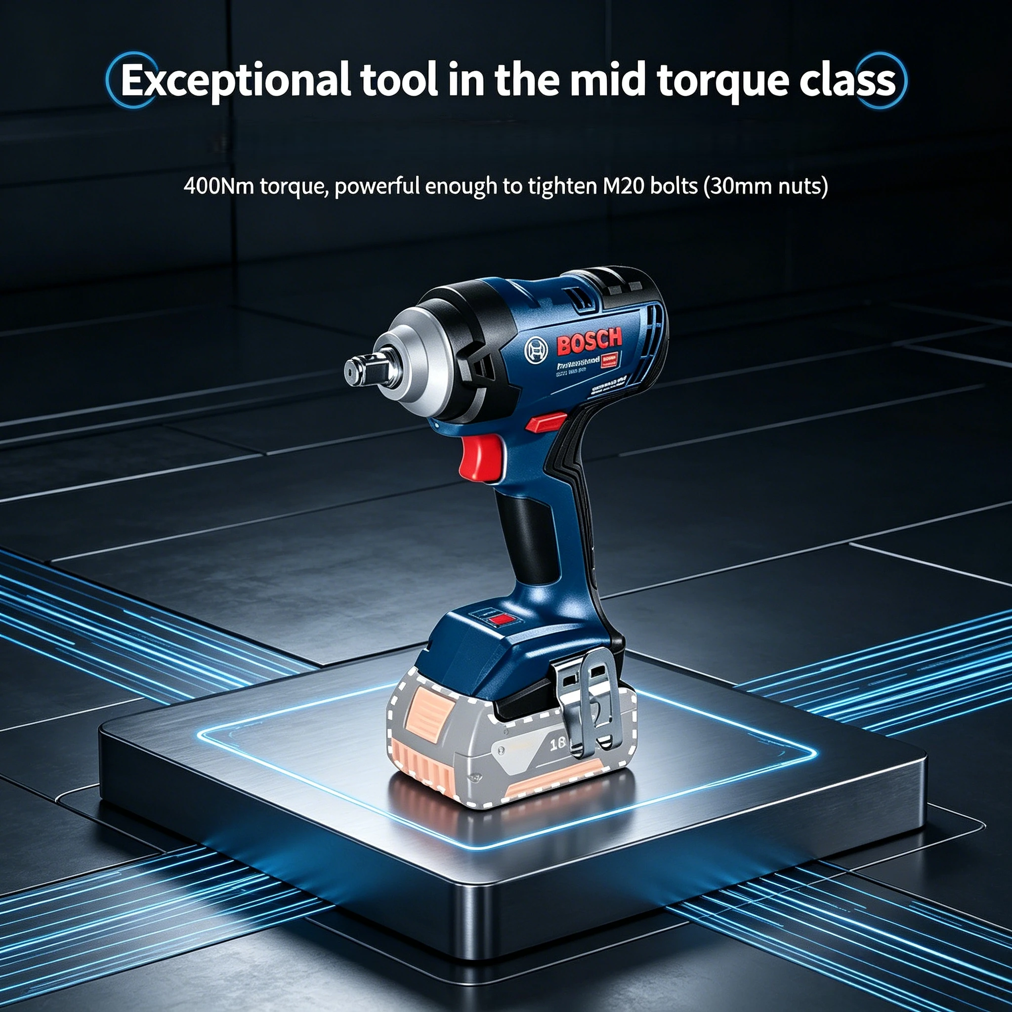 ‌Bosch GDS 18V-400 18V Brushle - огляд і ціна Torque Wrench