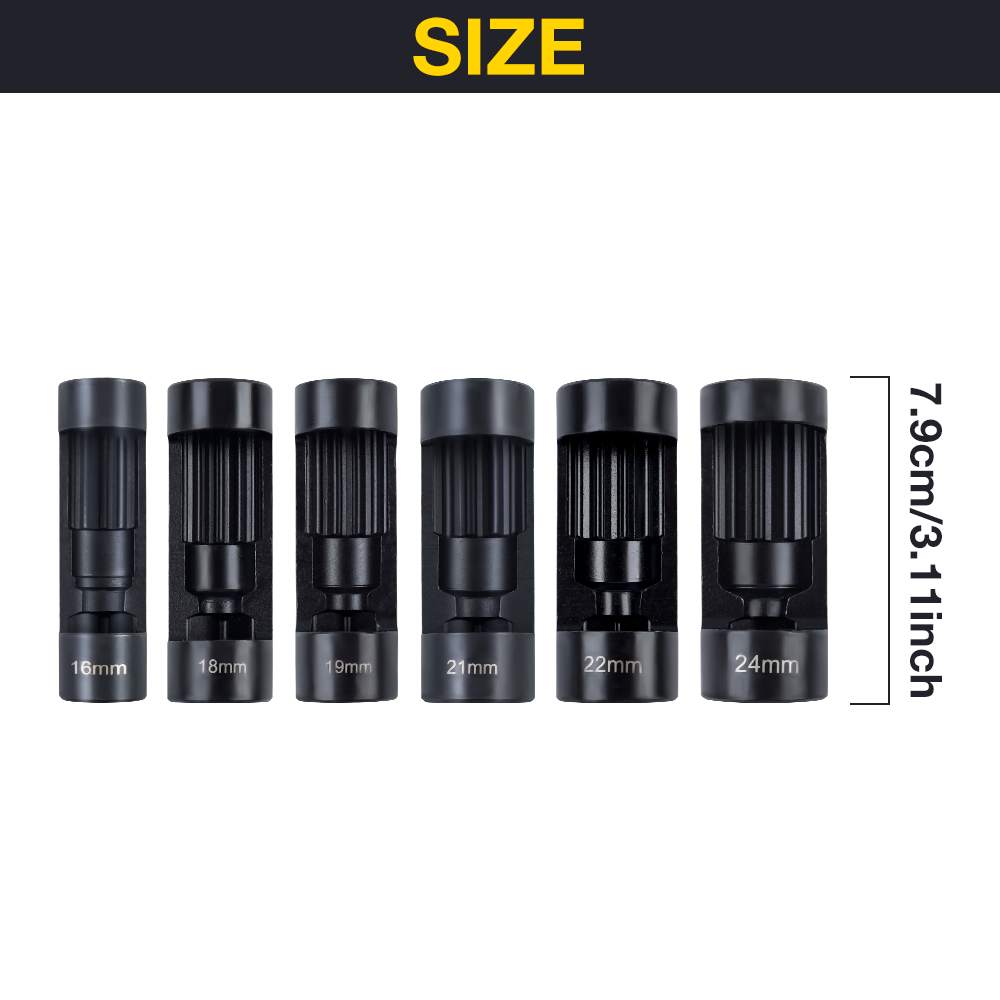 6PCS Suspension Stud Nut Socke - огляд і ціна Spring Compressor Tool