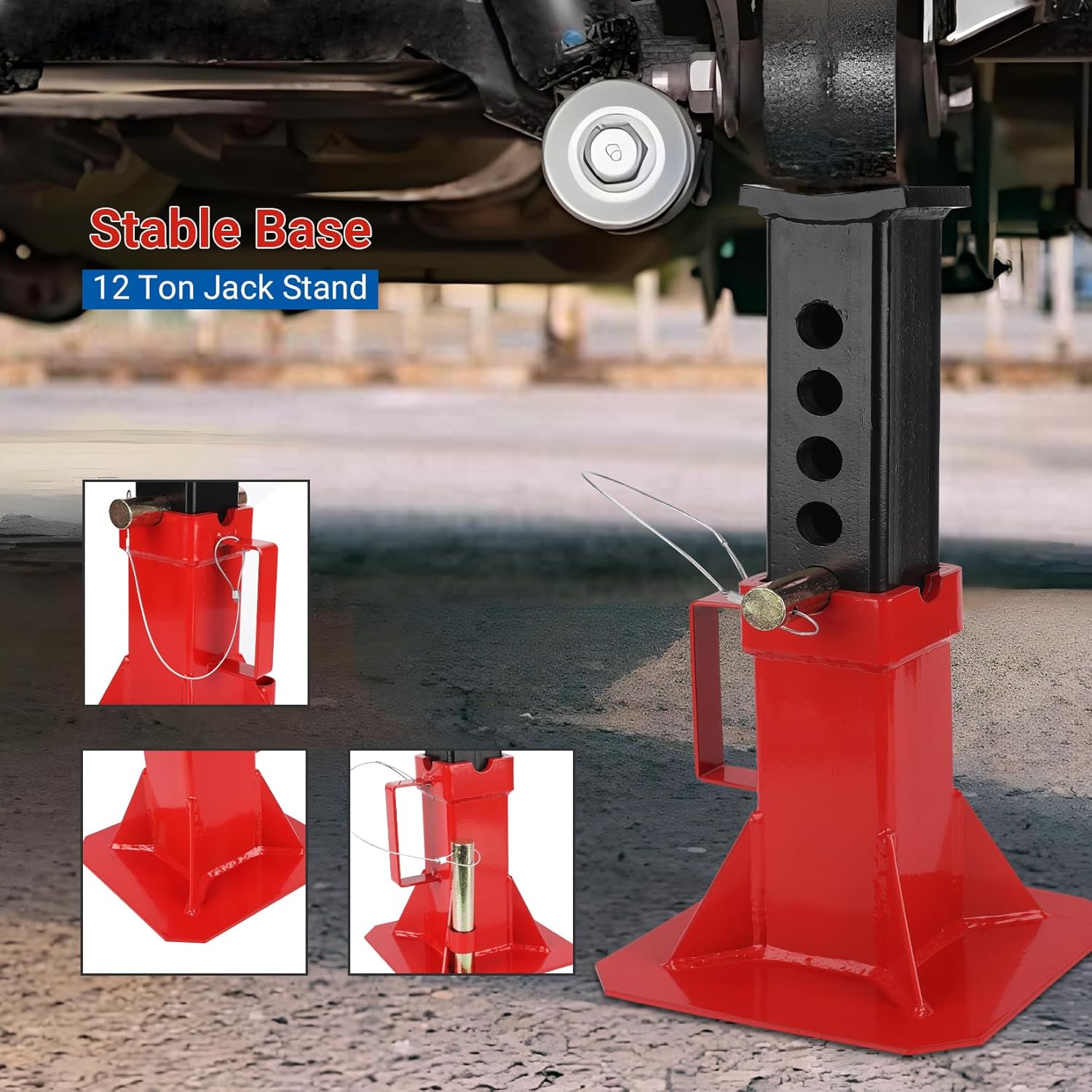 Car Jack Stands Steel 12 Ton C - огляд і ціна Car Jack