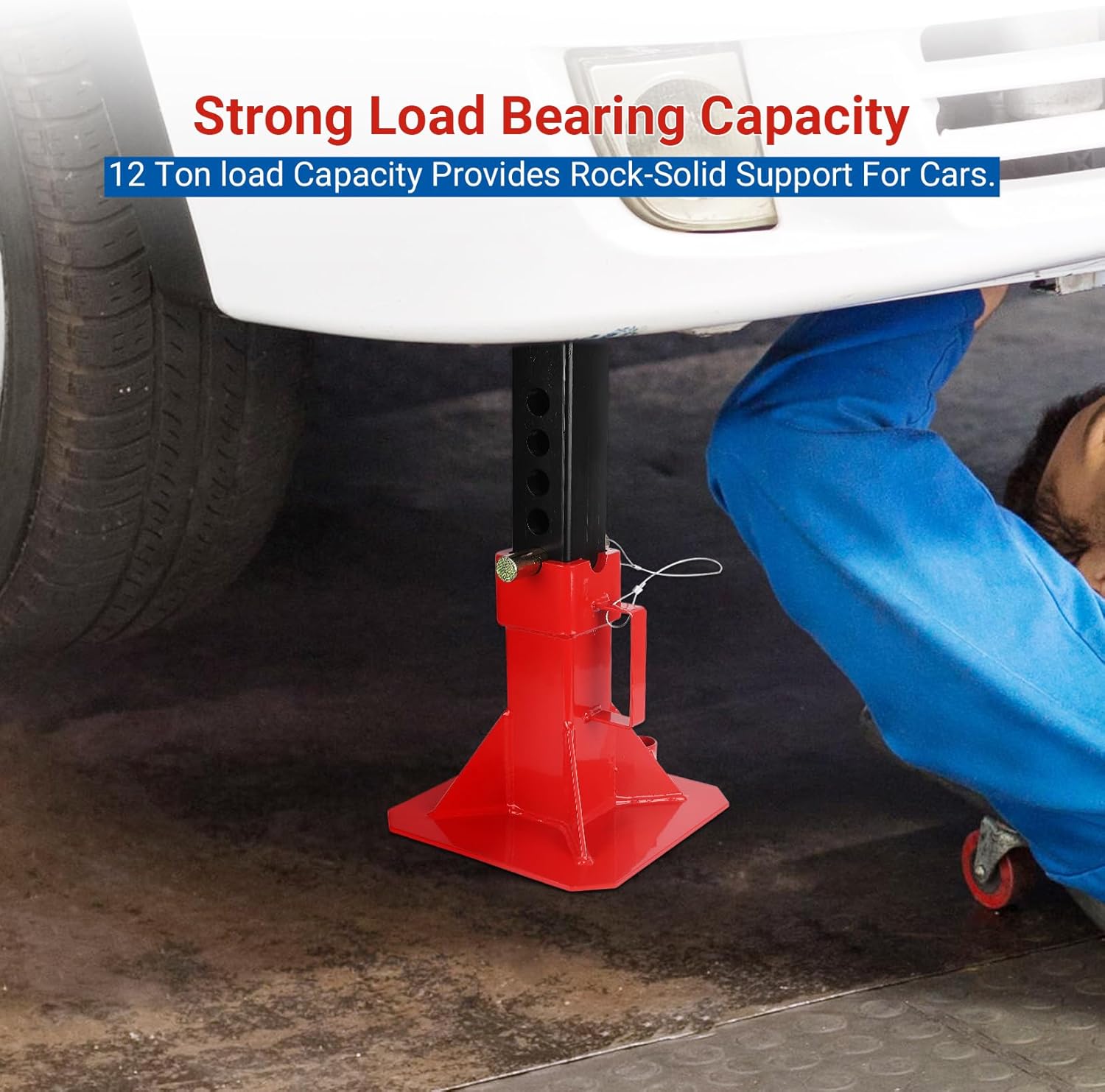 Car Jack Stands Steel 12 Ton C - огляд і ціна Car Jack