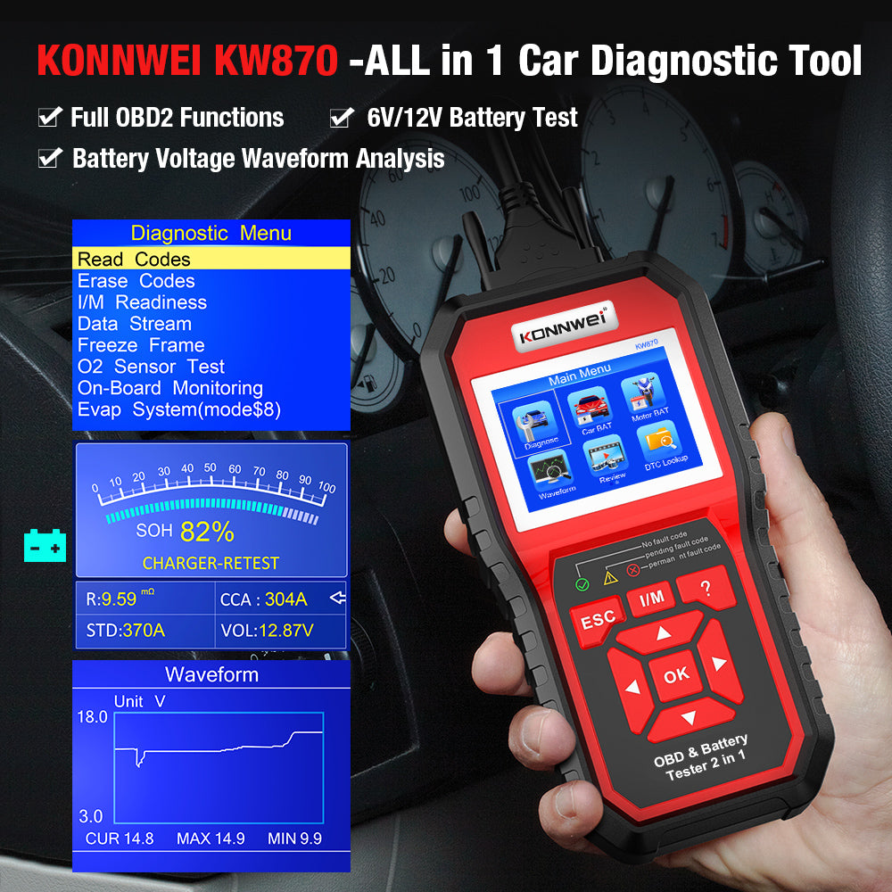 new All in 1 Full Function OBD - огляд і ціна Car Diagnostic Tool