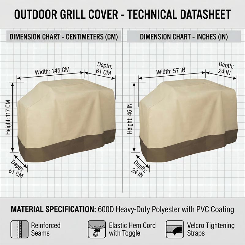 600D Outdoor Barbecue Cover,Wa - огляд і ціна Spark Plug