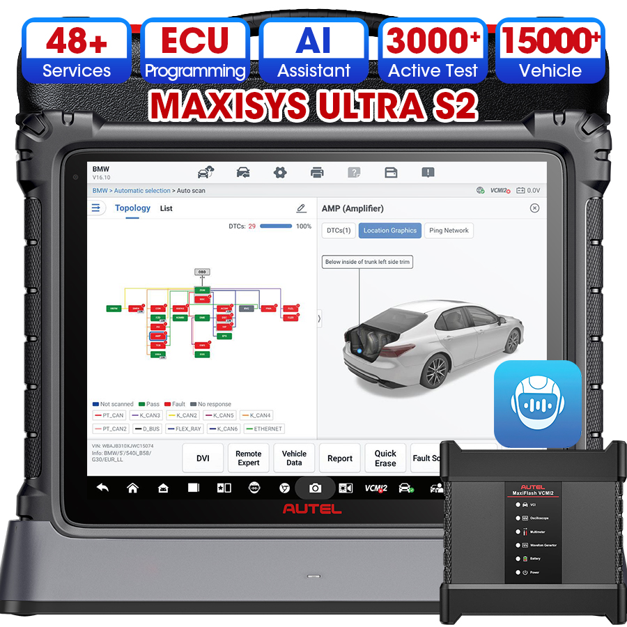 Autel Ultra S2 AI Assistant La - огляд і ціна Car Diagnostic Tool