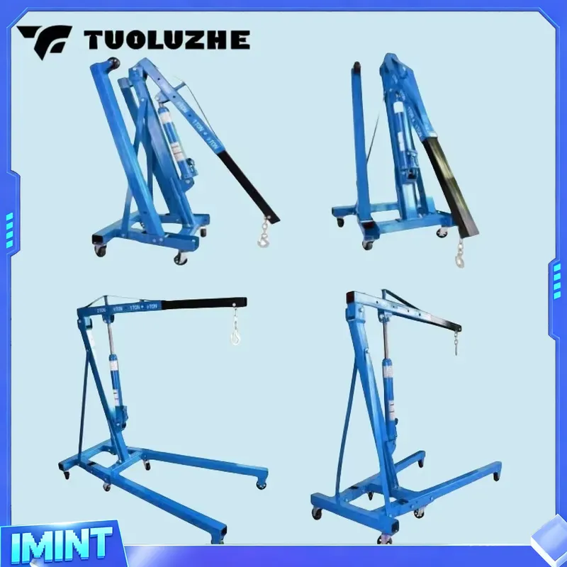 2-ton Foldable Blue Car Engine - огляд і ціна Car Lift