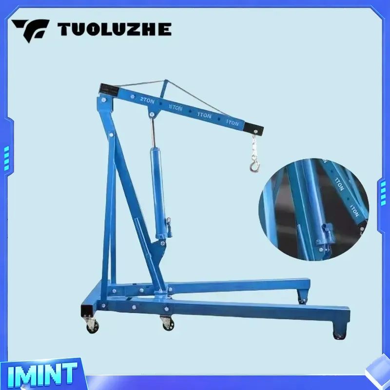 2-ton Foldable Blue Car Engine - огляд і ціна Car Lift